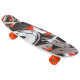 Скейт детский пенниборд с ручкой Penny Board, колеса PU 58х45 мм, дека 60х45 см, 5 видов