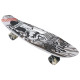 Скейт детский пенниборд с ручкой Penny Board, колеса PU 58х45 мм, дека 60х45 см, 5 видов