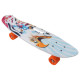 Скейт детский пенниборд с ручкой Penny Board, колеса PU 58х45 мм, дека 60х45 см, 5 видов