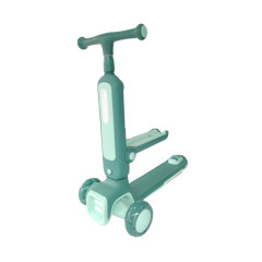 Дитячий самокат-біговів музична платформа, що світиться, Scooter 2в1