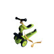 Детский складной самокат-беговел Scooter 2in1 с ремнем