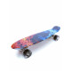 Красочный детский пенни Penny Board скейт от 5 лет, Светящиеся колёса