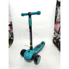 Дитячий складний музичний самокат Scooter Авес-7