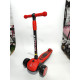Дитячий складний музичний самокат Scooter Авес-7