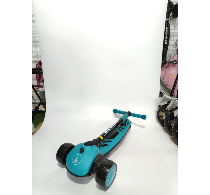 Дитячий складний музичний самокат Scooter Авес-7