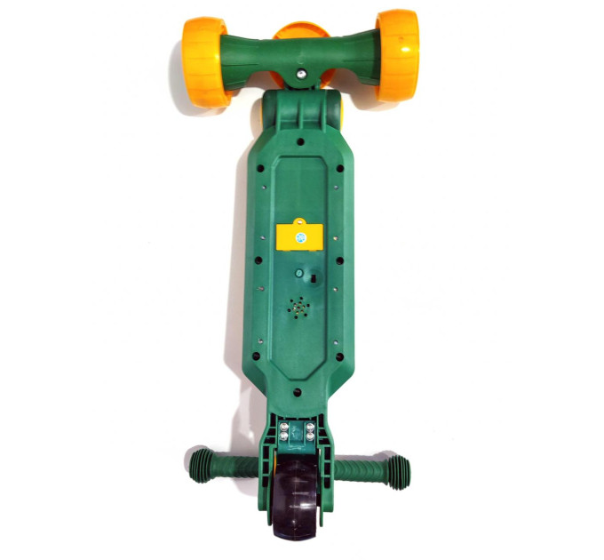 Детский складной самокат Scooter Авес-7 с резиновыми ручками