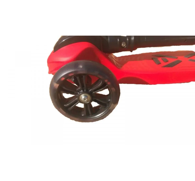 Детский складной самокат Scooter, Авес 7, от 2-х лет, светящиеся задние и передние колеса, 4 цвета