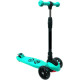 Детский складной самокат Scooter, Авес 7, от 2-х лет, светящиеся задние и передние колеса, 4 цвета