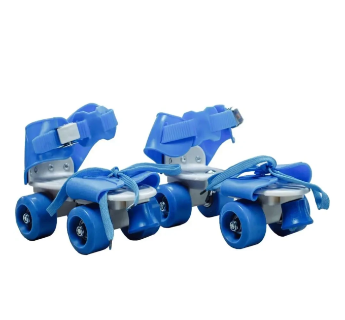 Детские раздвижные ролики Квады на обувь Baby Quad (26-29), колеса PU, 3 цвета