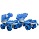 Детские раздвижные ролики Квады на обувь Baby Quad (26-29), колеса PU, 3 цвета