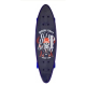 Скейт Пенниборд (Penny Board) со светящимися колесами и ручкой
