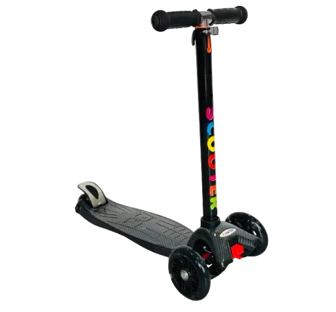 Самокат детский Scooter с подсветкой колес от 3-х лет 3 цвета