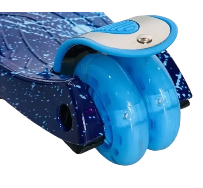 Самокат детский Scooter с подсветкой колес от 3-х лет 3 цвета