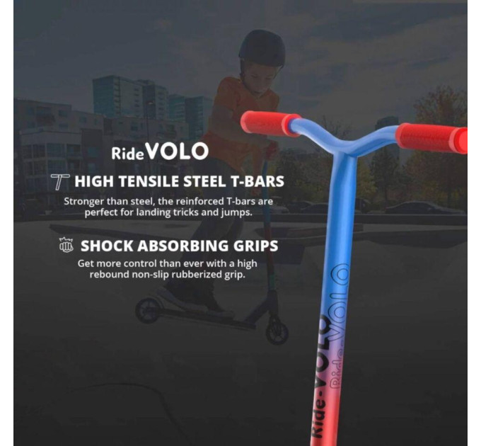 Труковий самокат Maraton Ride Volo Silver T02 HIC 110 см