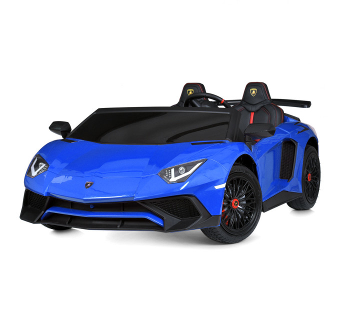 Дитячий електромобіль Bambi Lamborghini M 5738AL-4 двигун 24V200W, 1 аккумулятор 24V14AH, Bluetooth, синій