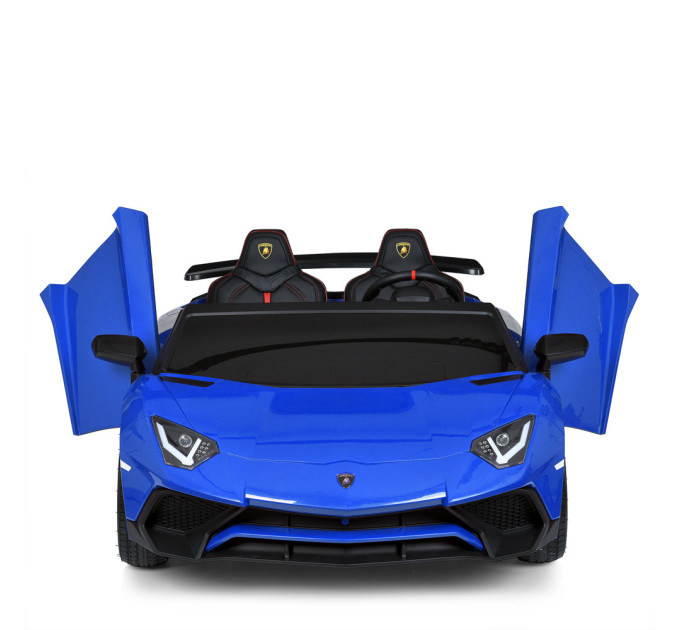 Дитячий електромобіль Bambi Lamborghini M 5738AL-4 двигун 24V200W, 1 аккумулятор 24V14AH, Bluetooth, синій