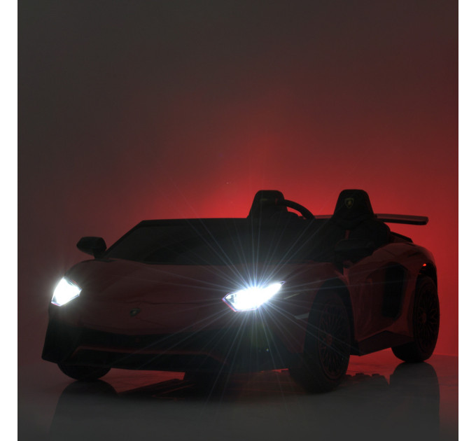 Дитячий електромобіль Bambi Lamborghini M 5738AL-4 двигун 24V200W, 1 аккумулятор 24V14AH, Bluetooth, синій