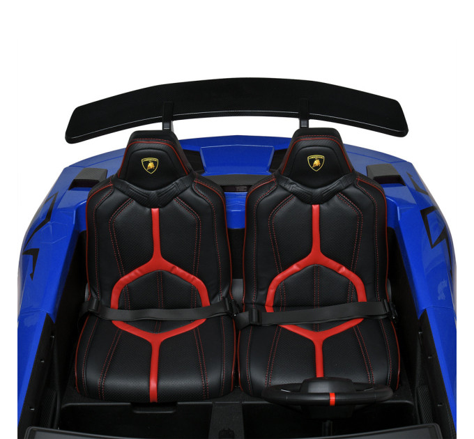 Дитячий електромобіль Bambi Lamborghini M 5738AL-4 двигун 24V200W, 1 аккумулятор 24V14AH, Bluetooth, синій