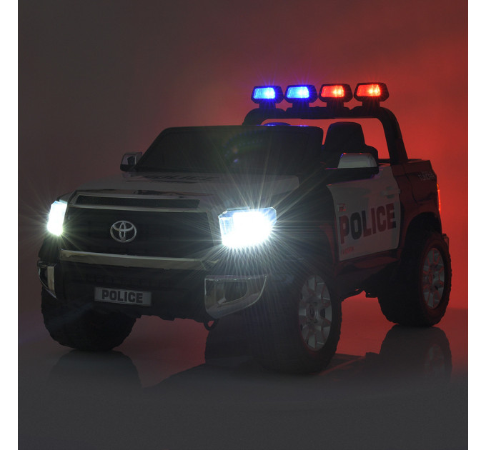 Дитячий електромобіль двомісний Джип Bambi Toyota Tundra JJ2255EBLR поліція
