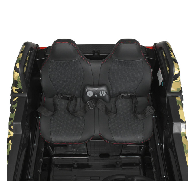 Електромобіль для дітей Баггі Bambi M 4170EBLRS-18(24V) 4 мотори 76W 2 акумулятори 12V7AH камуфляжний