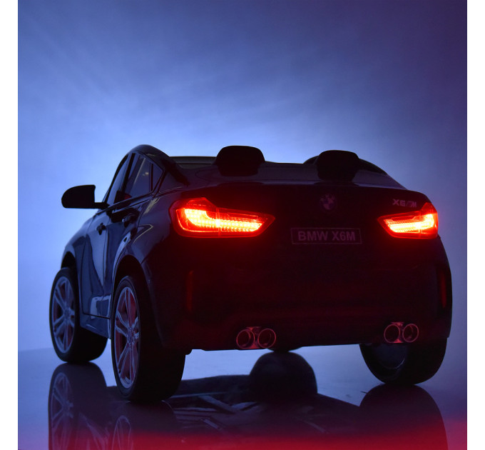 Дитячий електромобіль Джип BMW X6M Bambi Racer JJ2168EBLR 2 мотори 120W, 1 акумулятор 12V10