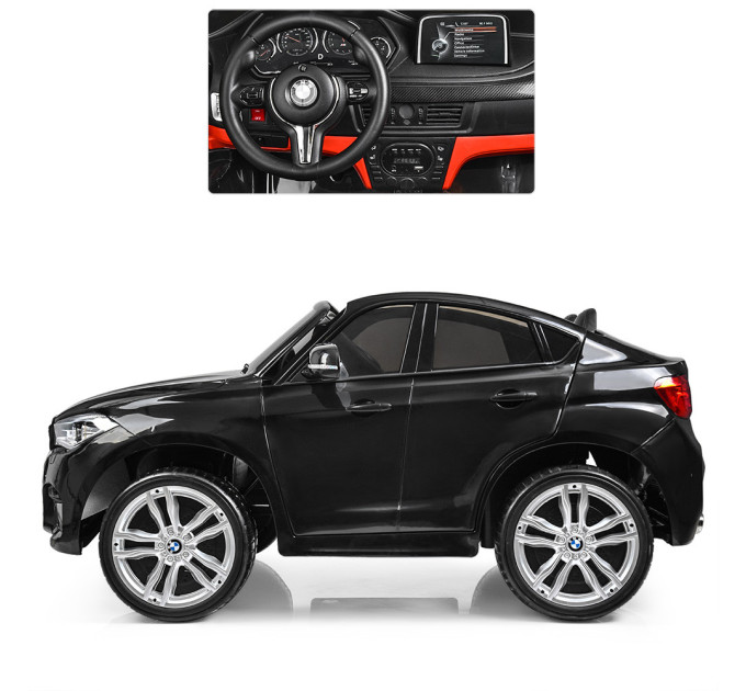Дитячий електромобіль Джип BMW X6M Bambi Racer JJ2168EBLR 2 мотори 120W, 1 акумулятор 12V10