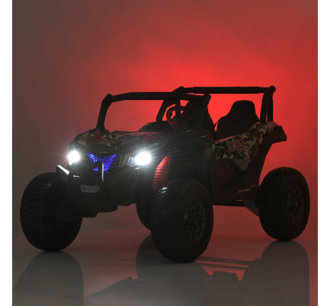 Дитячий електромобіль Баггі Bambi Racer M 5725EBLRS-18(24V) 4 мотори 45W, 1 акумулятор 24V7AH-PRO, MP3, USB