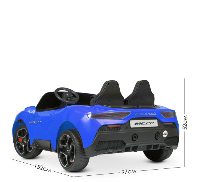 Дитячий електромобіль MASERATI Bambi Racer M 4993EBLR двигун 4*45W, акумулятор 1*12V14AH, EVA