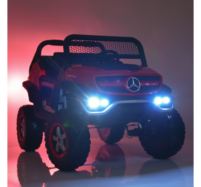 Дитячий електромобіль Bambi Синій M 4133 EBLRS-3 червоний фарбований 4 мотори 35W, 1 акумулятор 12V14AH