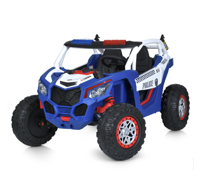 Дитячий електромобіль Баггі Поліція Bambi Racer M 5743EBLR (24V) 4 мотори 45W, 1 акумулятор 24V7AH