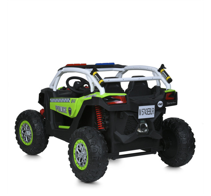 Дитячий електромобіль Баггі Поліція Bambi Racer M 5743EBLR (24V) 4 мотори 45W, 1 акумулятор 24V7AH