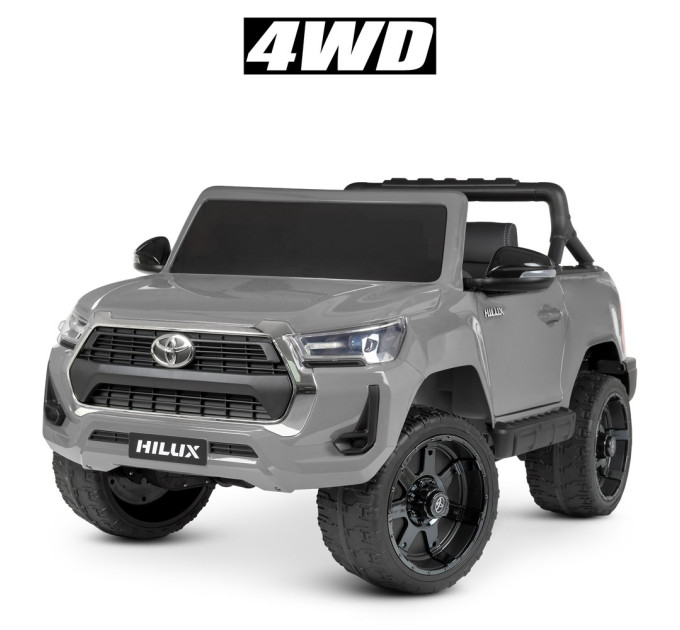 Дитячий електромобіль Джип Toyota Hilux Bambi Racer M 4919EBLRS автофарбування, 3 кольори, 4 мотори 35W