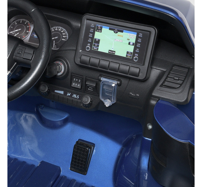 Дитячий електромобіль Джип Toyota Hilux Bambi Racer M 4919EBLRS автофарбування, 3 кольори, 4 мотори 35W
