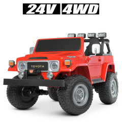Дитячий електромобіль Bambi Racer Toyota Land Cruiser M 4968EBLR (24V) двигун 4*80W, батарея 1*24V7AH, EVA, USB