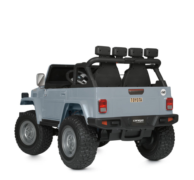Дитячий електромобіль Bambi Racer Toyota Land Cruiser M 4968EBLR (24V) двигун 4*80W, батарея 1*24V7AH, EVA, USB