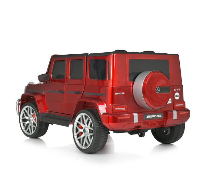Дитячий електромобіль Mercedes G63 AMG джип M 4259EBLRS фарбований 4 мотори 45W, 2 акумулятори 12V7AH