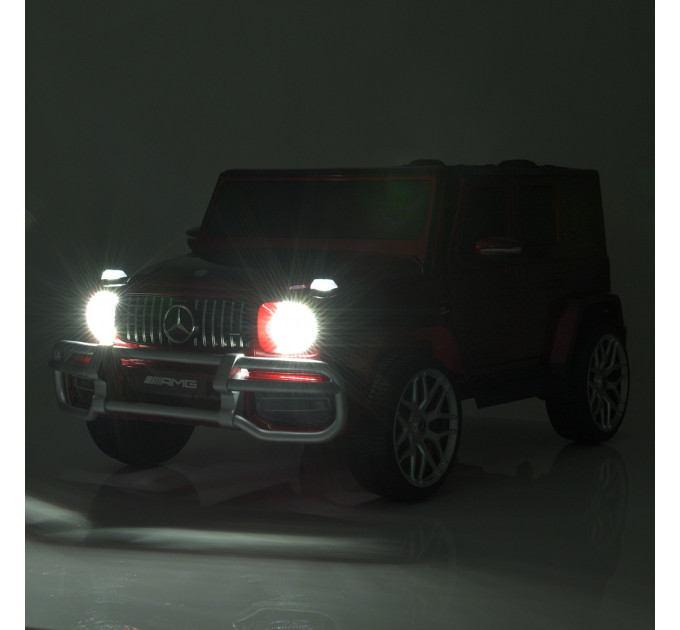 Дитячий електромобіль Mercedes G63 AMG джип M 4259EBLRS фарбований 4 мотори 45W, 2 акумулятори 12V7AH
