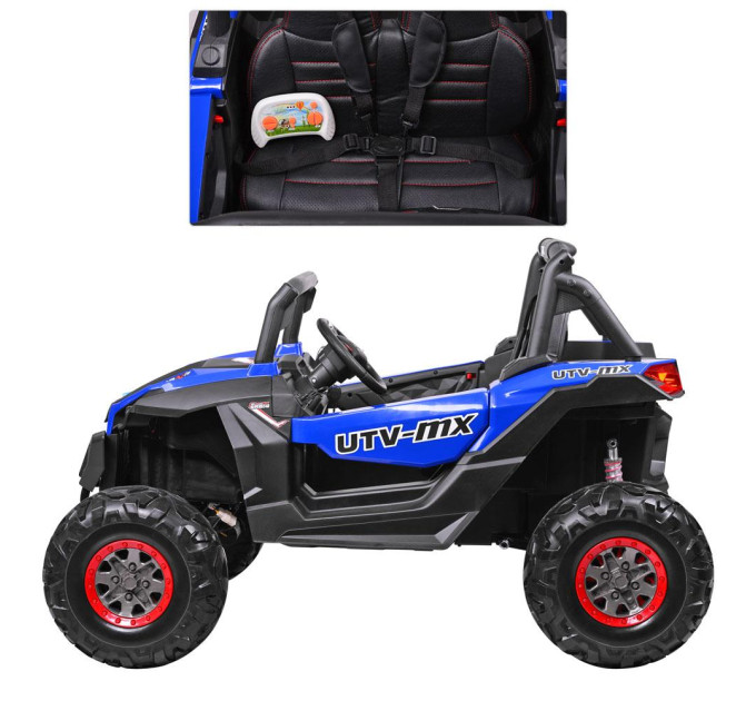 Дитячий електромобіль Баггі Bambi Racer M 3602EBLR мотор 4*45W, батарея 1*12V10AH, 2 кольори