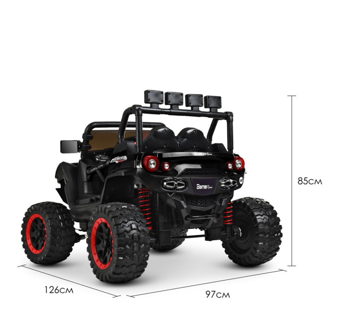 Дитячий електромобіль Баггі Bambi Racer M 3804EBLR-2-3 4 мотори, акумулятор 12V10A