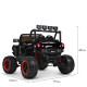 Дитячий електромобіль Баггі Bambi Racer M 3804EBLR-2-3 4 мотори, акумулятор 12V10A