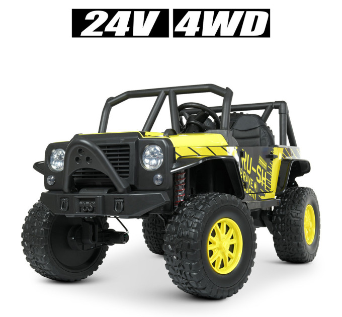 Дитячий електромобіль Джип Bambi Racer M 4878EBLR(24V) 1 акумулятор 24V5AH, 4 мотори 50W