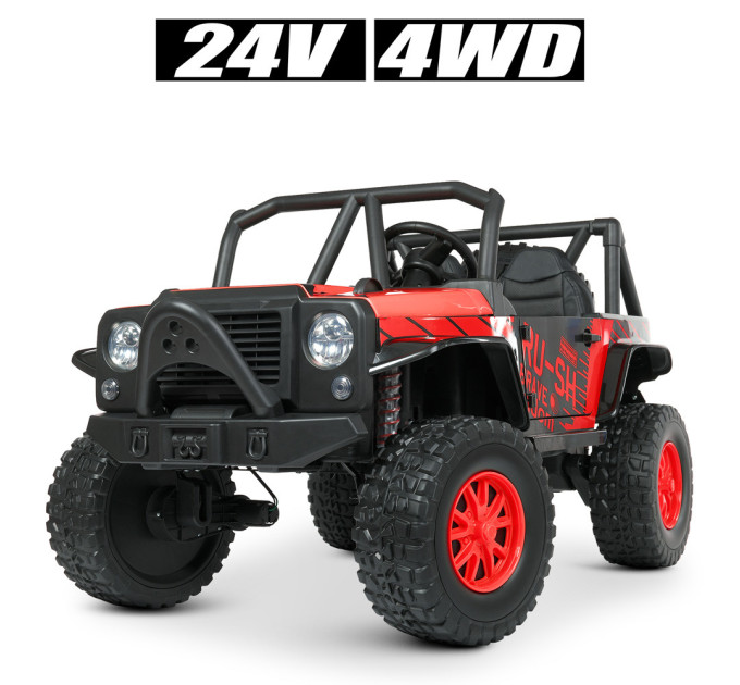 Дитячий електромобіль Джип Bambi Racer M 4878EBLR(24V) 1 акумулятор 24V5AH, 4 мотори 50W