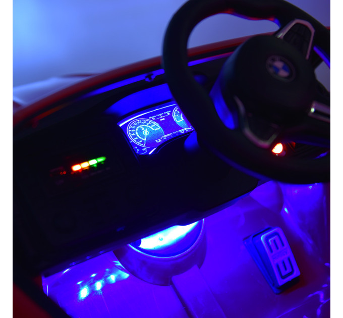 Дитячий електромобіль Bambi Racer BMW M5 M 4791EBLR 2 кольори, 2 мотори 35W, 1 акумулятор 12V10AH, EVA, шкіра