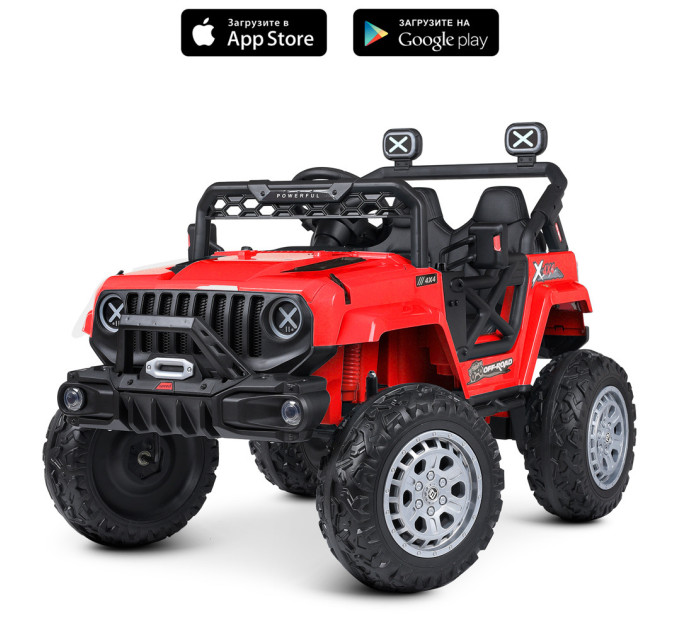 Дитячий електроджип Bambi Racer M 4960EBLR-3 2 мотори 35W, 1 акумулятор 12V7-9AH