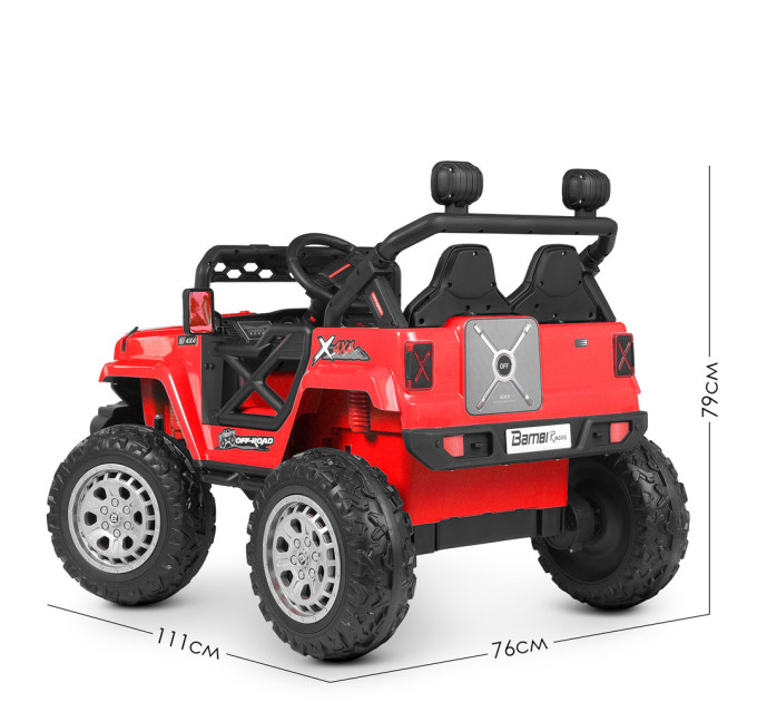 Дитячий електроджип Bambi Racer M 4960EBLR-3 2 мотори 35W, 1 акумулятор 12V7-9AH