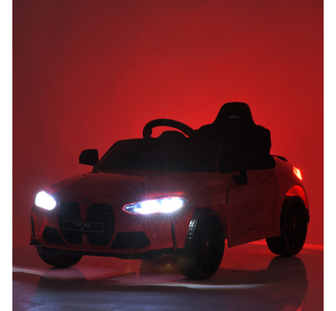Дитячий електромобіль BMW M 5096EBLR 1 акумулятор 12V10AH, мотор 2*35W, шкіра сидіння