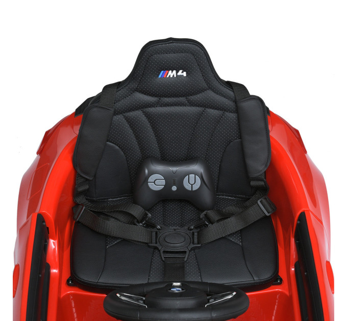 Дитячий електромобіль BMW M 5096EBLR 1 акумулятор 12V10AH, мотор 2*35W, шкіра сидіння