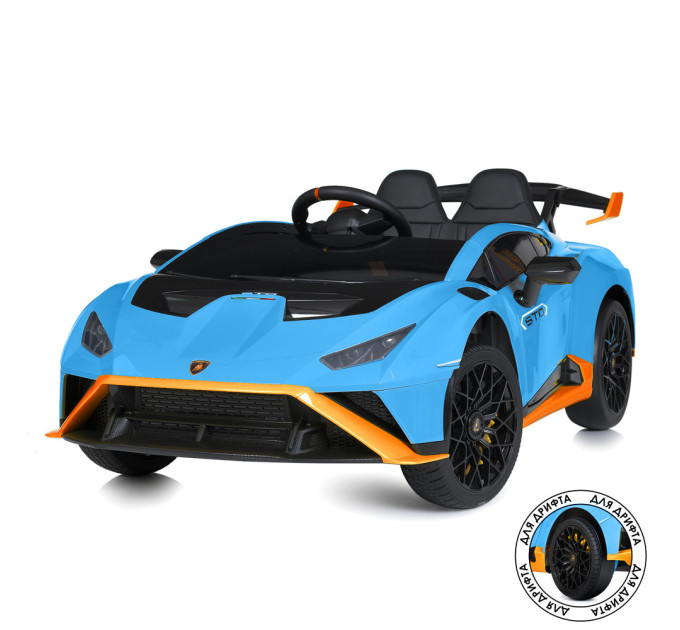 Дитячий електромобіль Lamborghini M 5034EBLR дріфт кар з музикою та світлом