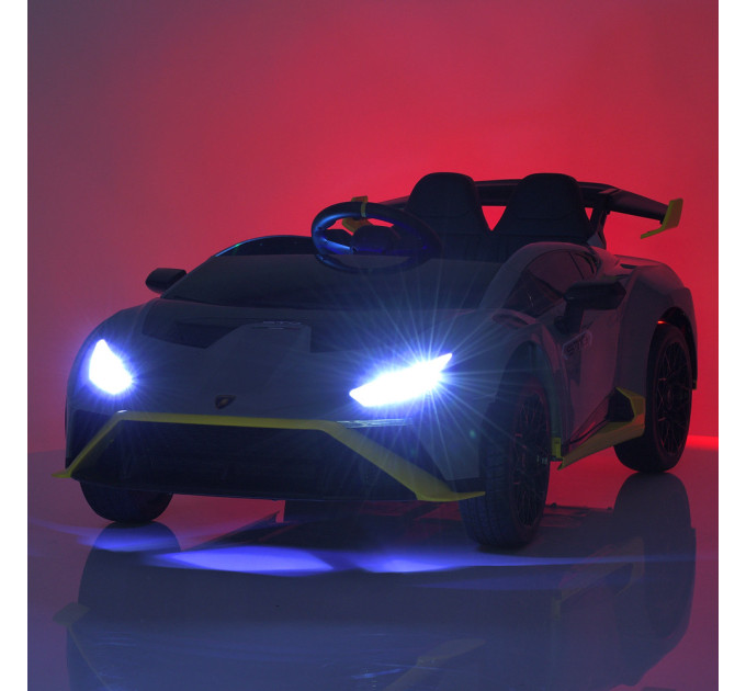 Дитячий електромобіль Lamborghini M 5034EBLR дріфт кар з музикою та світлом
