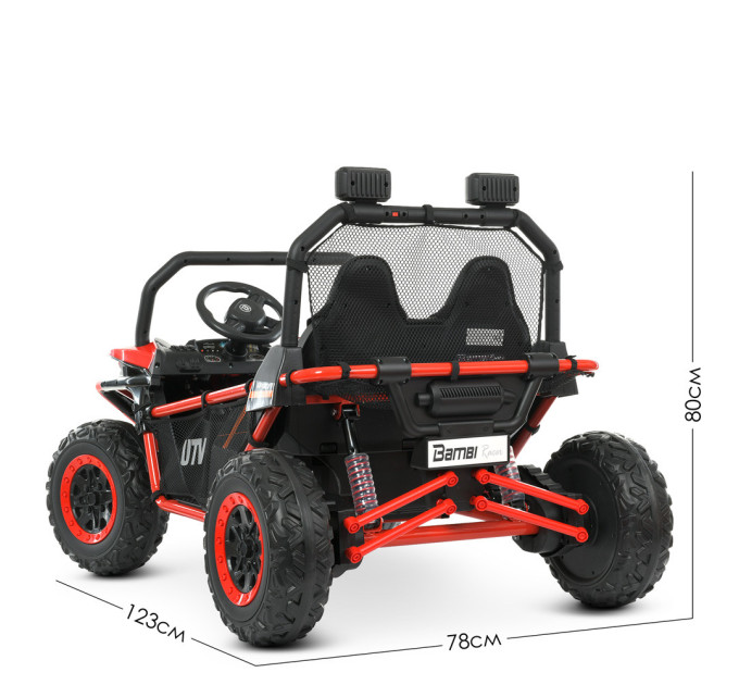Дитячий електромобіль Баггі Bambi Racer M 4969EBLR (24V) двигун 4*80W, батарея 1*24V7AH